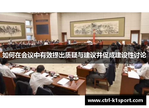 如何在会议中有效提出质疑与建议并促成建设性讨论