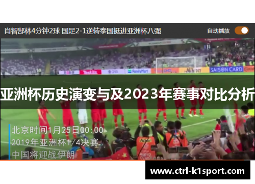 亚洲杯历史演变与及2023年赛事对比分析
